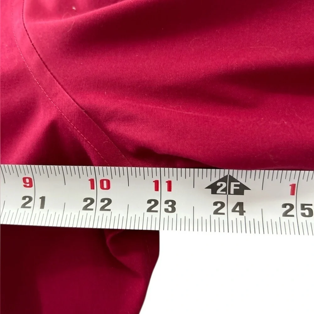 NWOT FoxCroft Ruched No Iron Shirt, 14 W